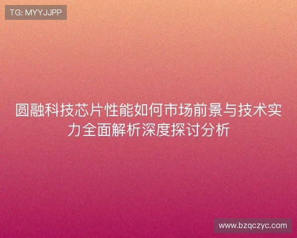 圆融科技芯片性能如何市场前景与技术实力全面解析深度探讨分析 圆融科技芯片性能如何市场前景与技术实力全面解析深度探讨分析